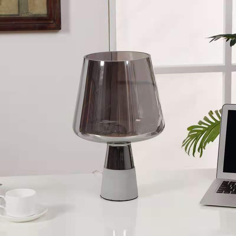Cement Glass Table Lamp, picture 4 of 6