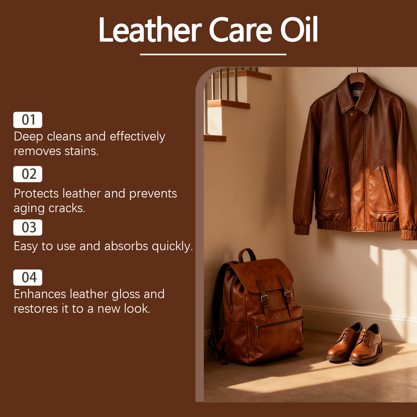 Professional leather cleaner spray bottle for furniture and accessories