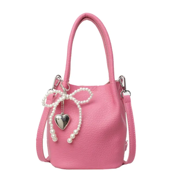 Handbag Women's 2 Tote Bag Cross Body Bucket Bag Rose - Shop at LoveMi