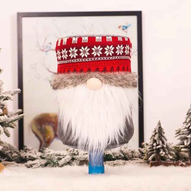 Christmas Decorations Knitted Bucket Cover Water Dispenser Dust Cover Fw224 Red - Shop at LoveMi
