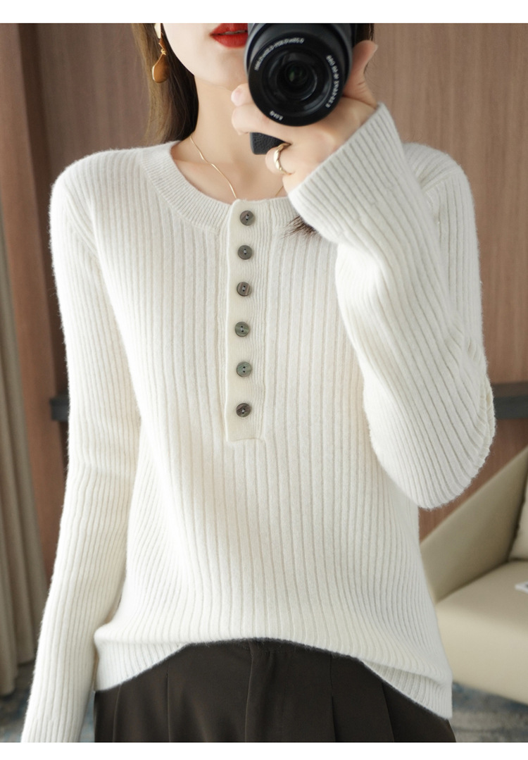 Title 22, New Cashmere Sweater Womens Round Neck Long Sl...