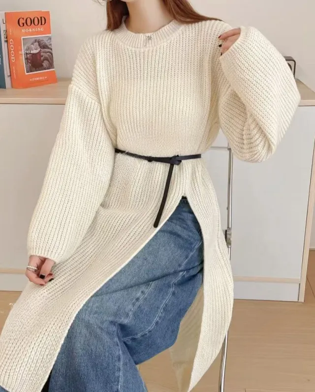 Winter Outfit A Full Set Of French Retro Dresses For Women Apricot - Shop at LoveMi