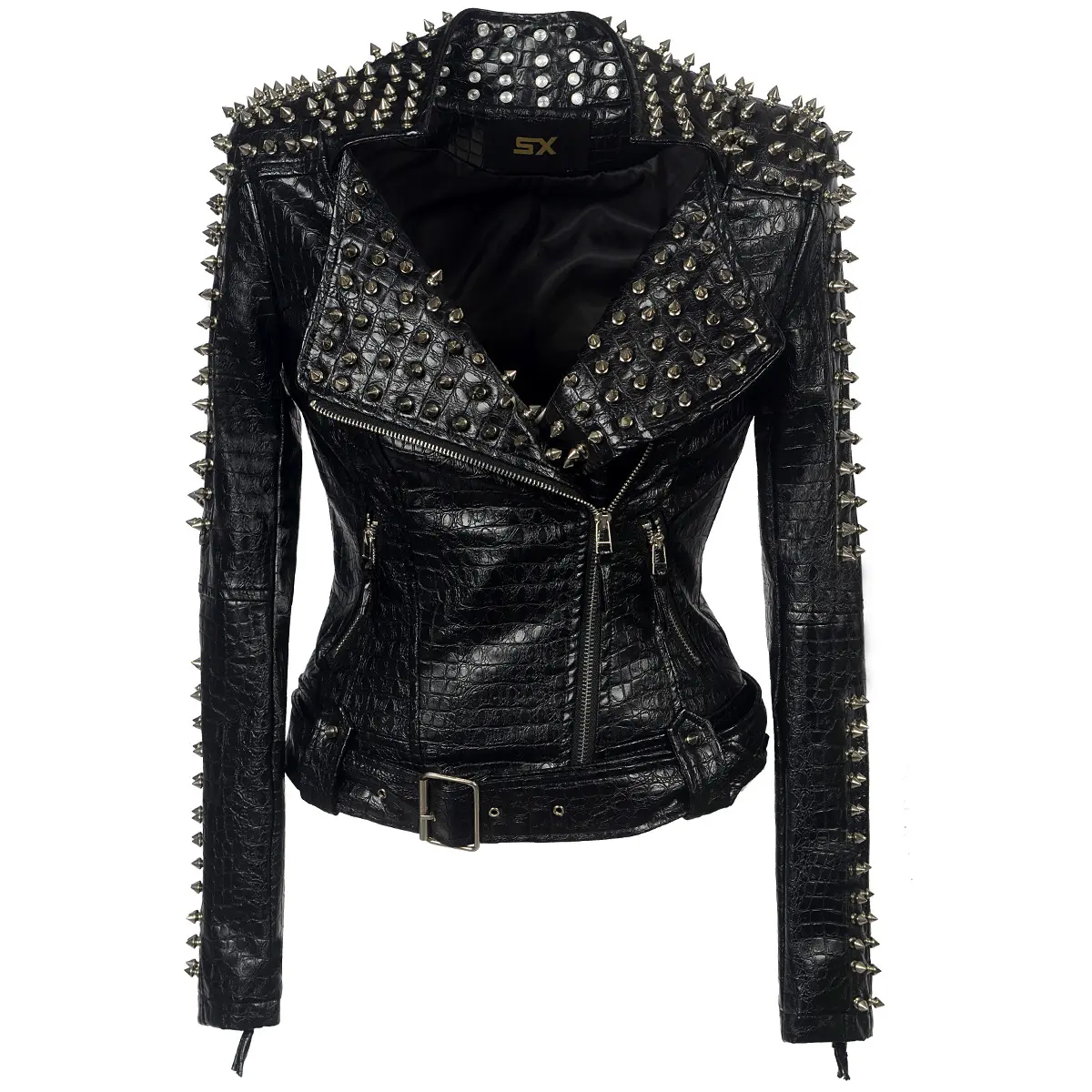 European And American Plus Size Rivet Short