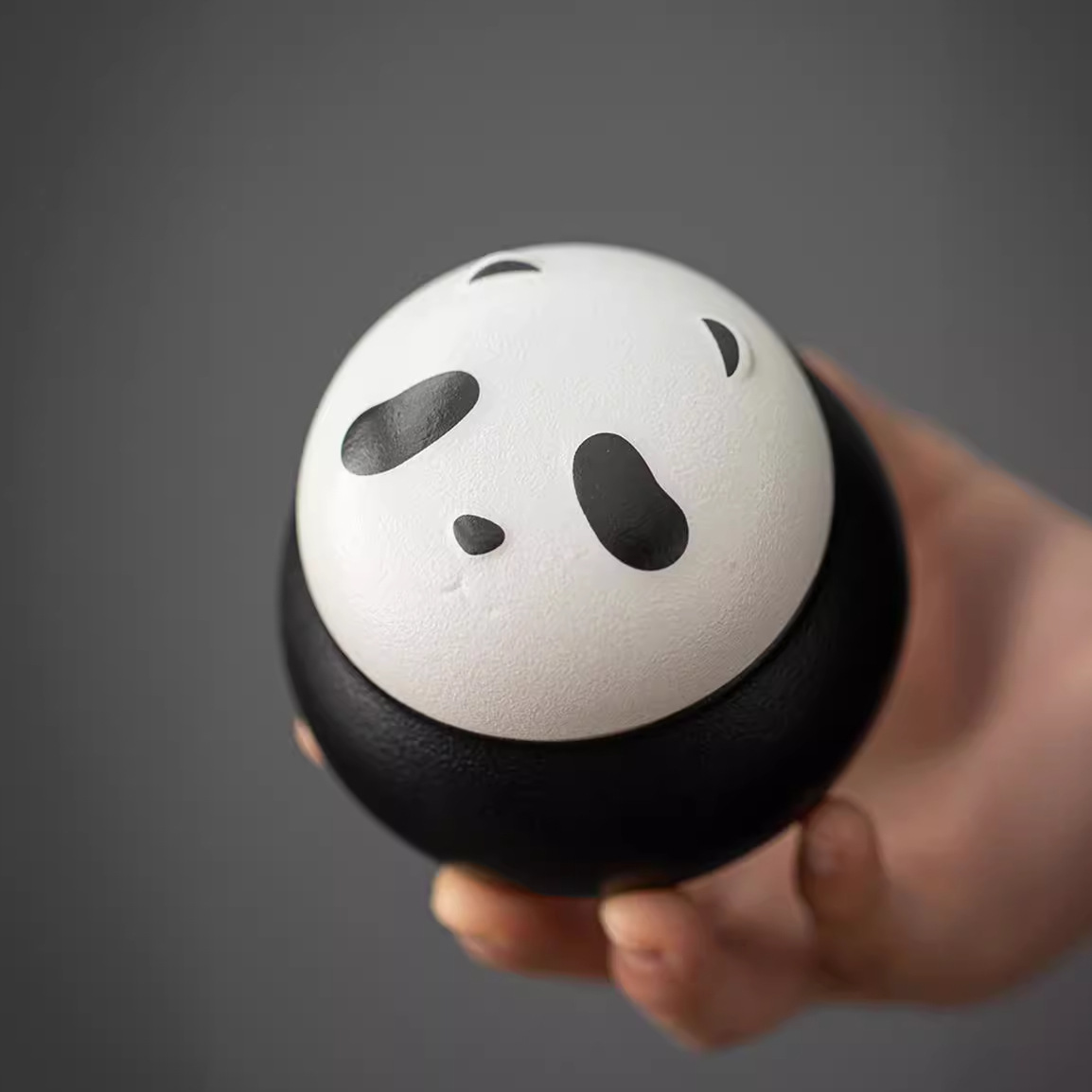 Recipient de ceai portabil din ceramică, rezistent la umezeală, pentru uz casnic Panda