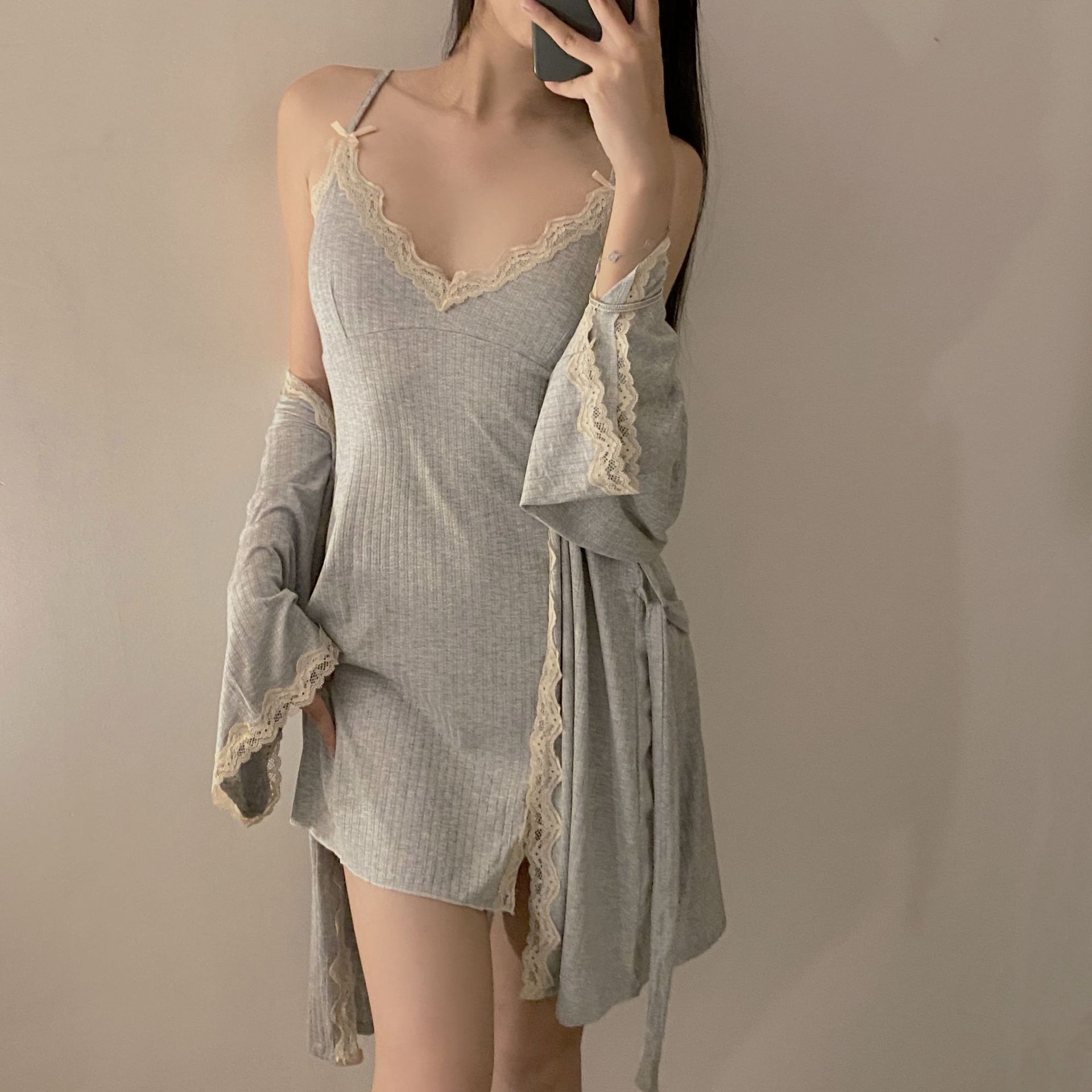 Gray 9179 Robe