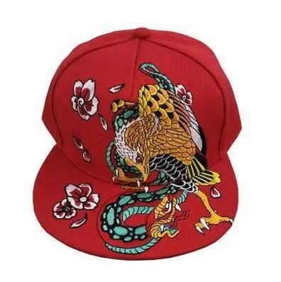 Adjustable Embroidered Baseball Cap Flat-brimmed Street Fashion Hat