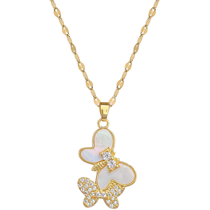 Gorgeous Quality Full Diamond Necklace Women's All-match