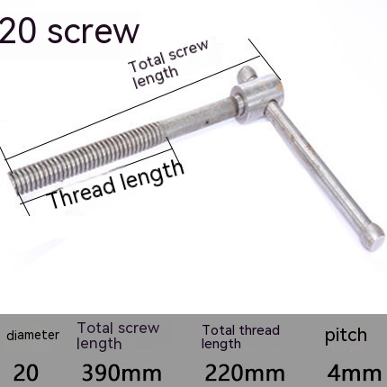 Screw Rod 20 X4mm