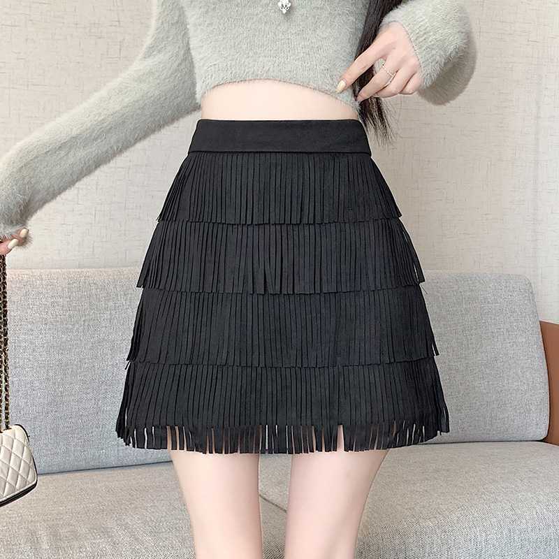 Tassel Vintage Short Dress For Women