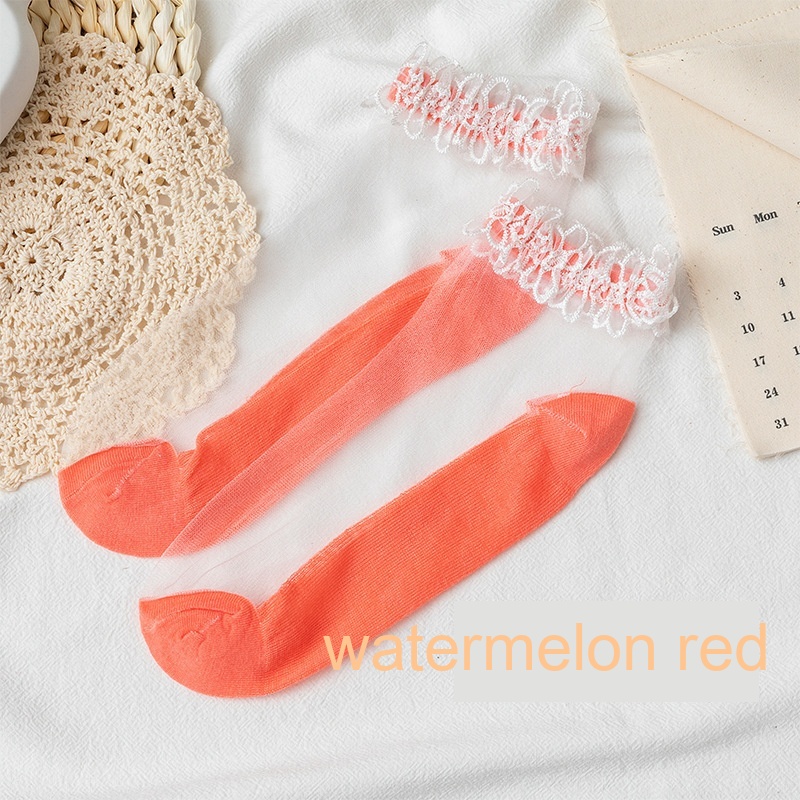 Lace Watermelon Red