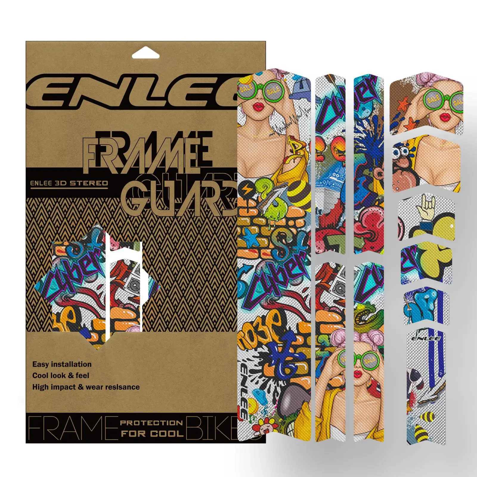 PVC Frame Color Changing Film Thickened Mountain