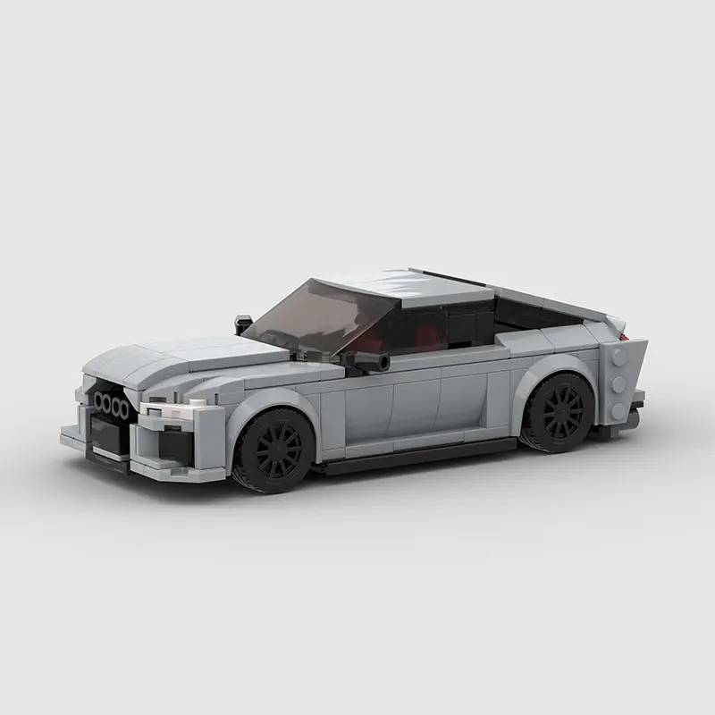 Luxury Sports Car MOC Puzzle Assembled DIY