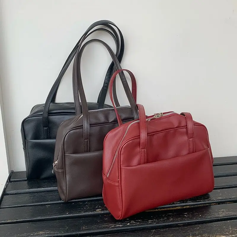 Korean-style Large-capacity Shoulder Bag Vintage Underarm Versatile