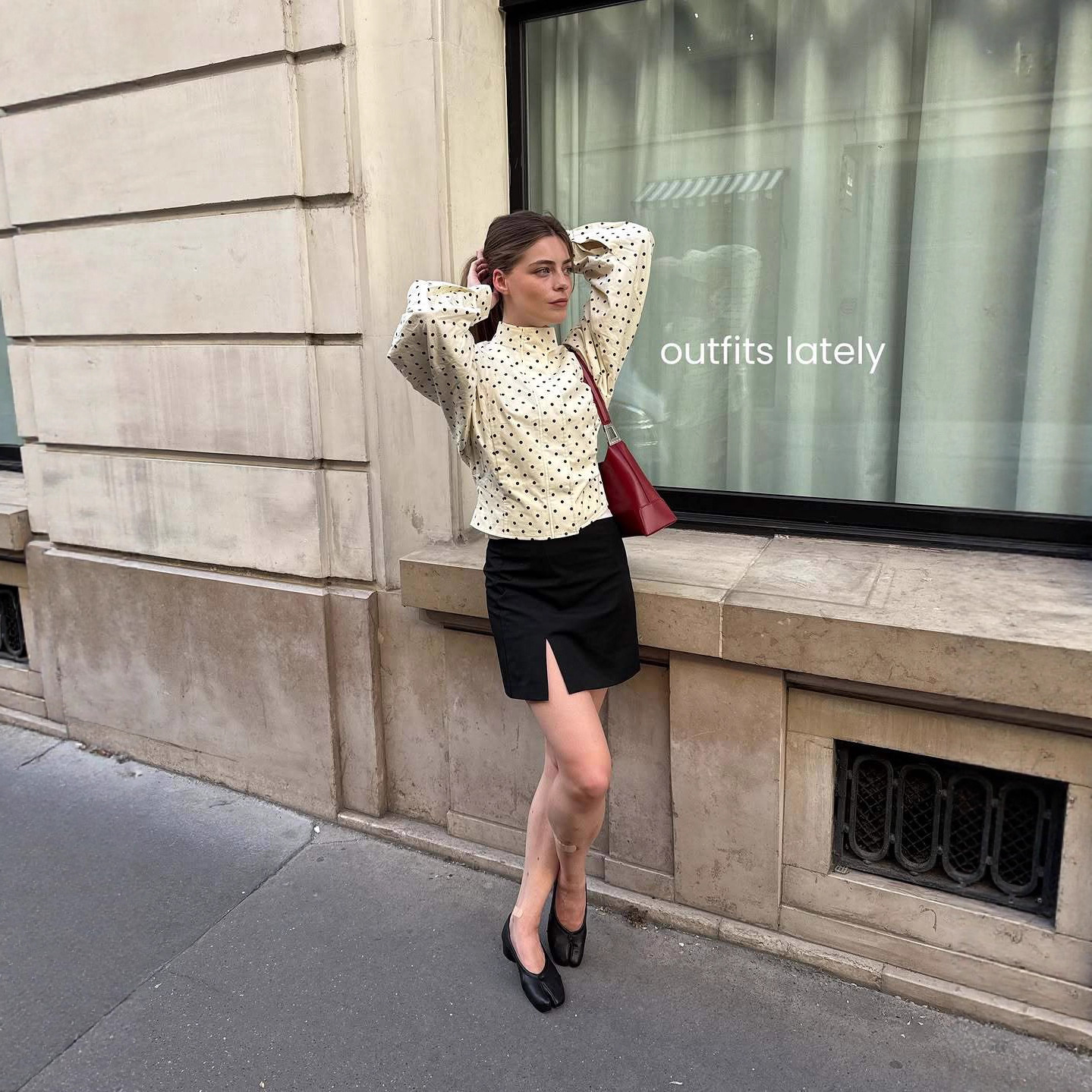 Loose All-matching Cardigan With Dots Coat