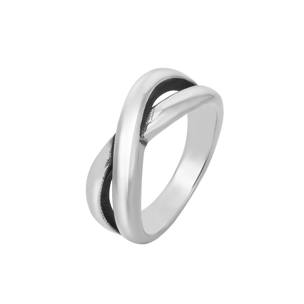 Fashion Simple Internet Celebrity Cross Ladies Vintage Ring
