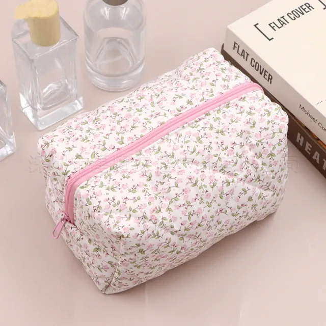 In Stock Spring Super Large Capacity Fashion Floral Travel Simple Wash Cosmetic Storage Bag Floral - Shop at LoveMi