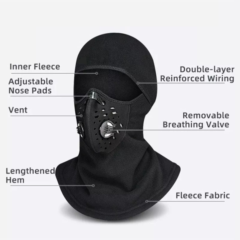 Winter Cycling Mask Cold-Proof And Windproof Motorcycle Balaclava