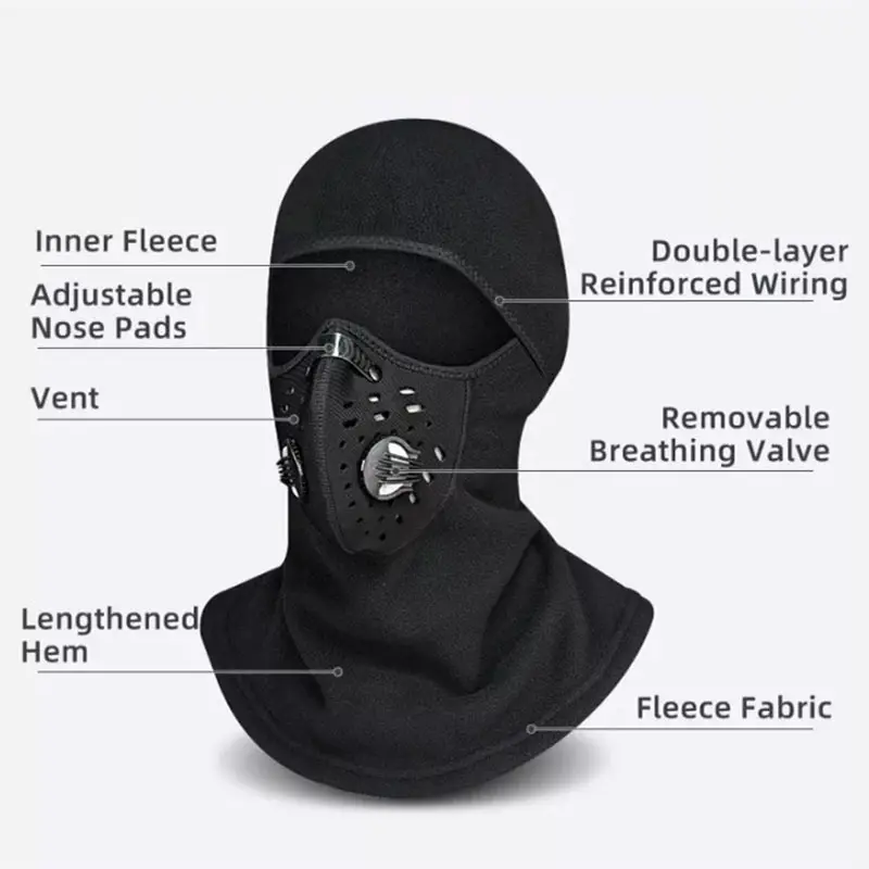 Winter Cycling Mask Cold-Proof And Windproof Motorcycle