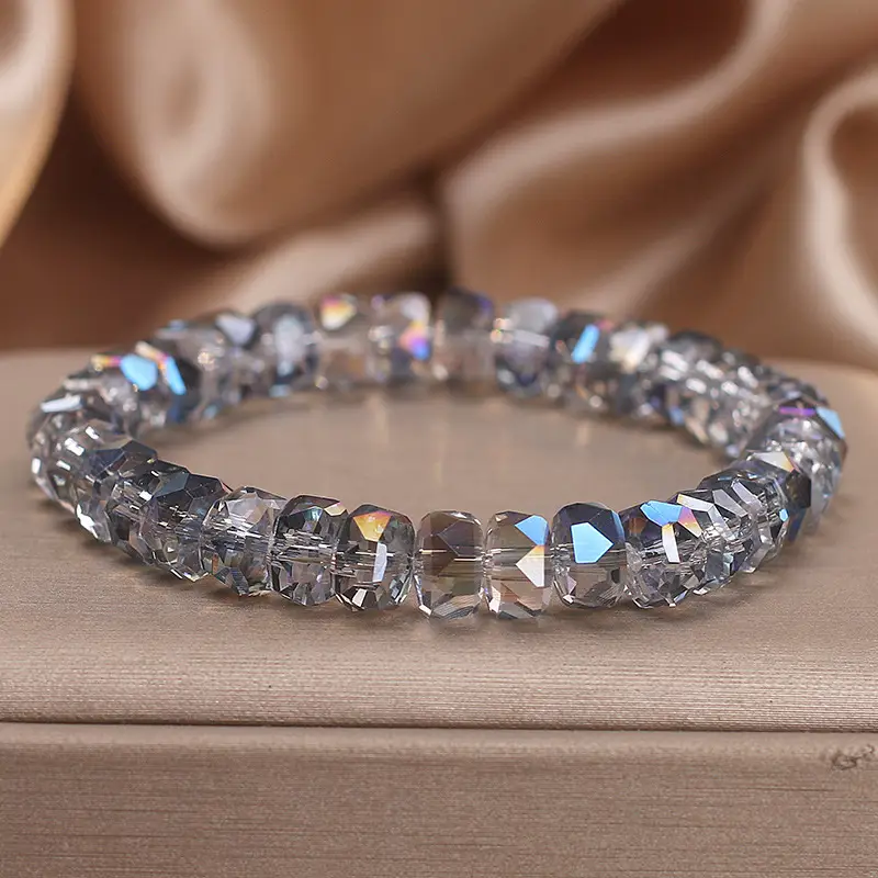 Women's High-grade Colorful Crystal Bracelet Light Luxury Minority
