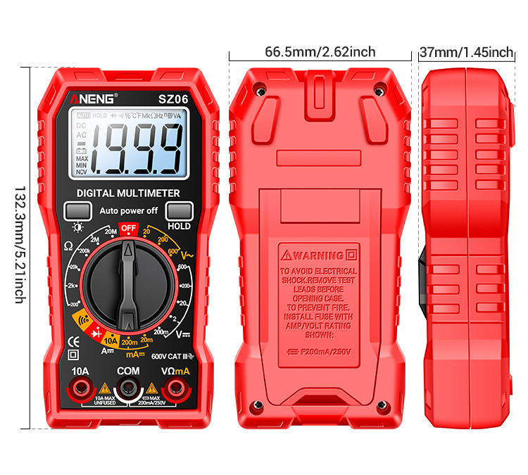 Title 4, Digital Multimeter High Precision Digital Displ...