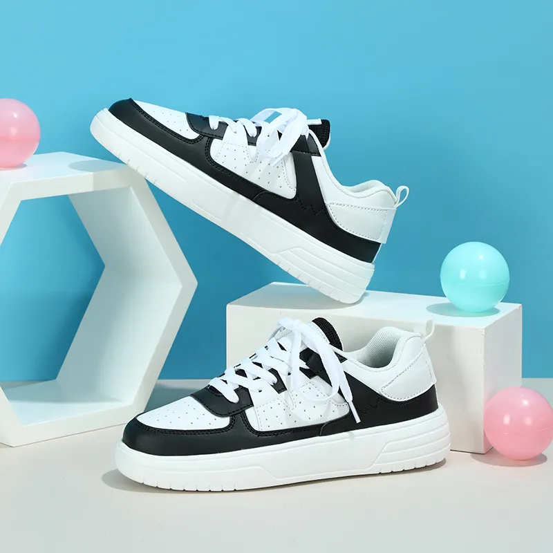 Platform Sneakers Soft Bottom Comfortable Sports - Black