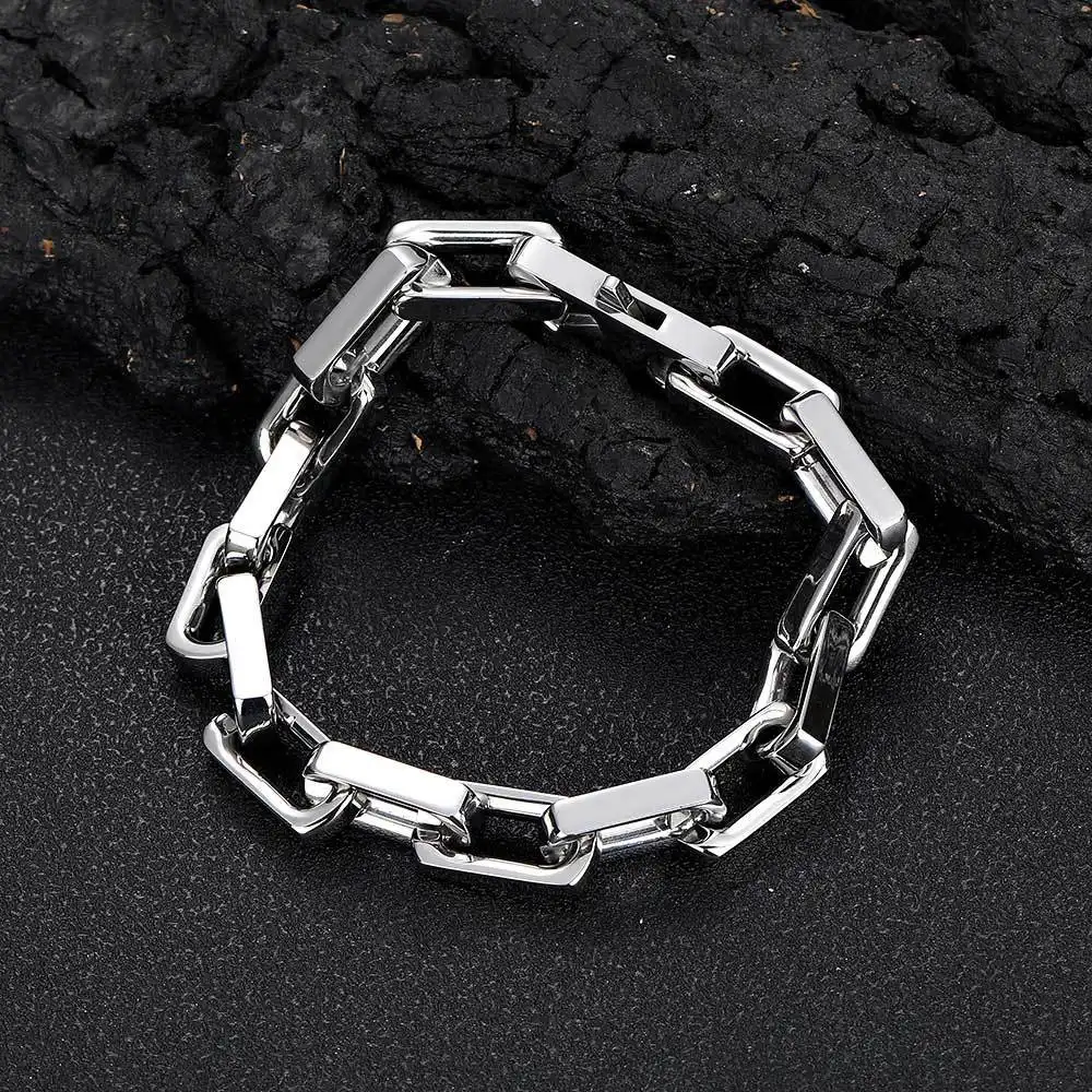 Hip Hop Titanium Steel Ornament Personalized Bracelet