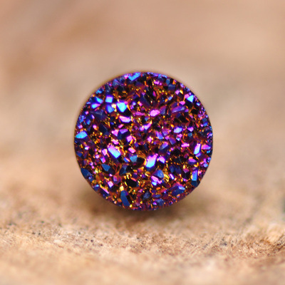 Crystal Cluster Magnet Suction Earrings Without Holes