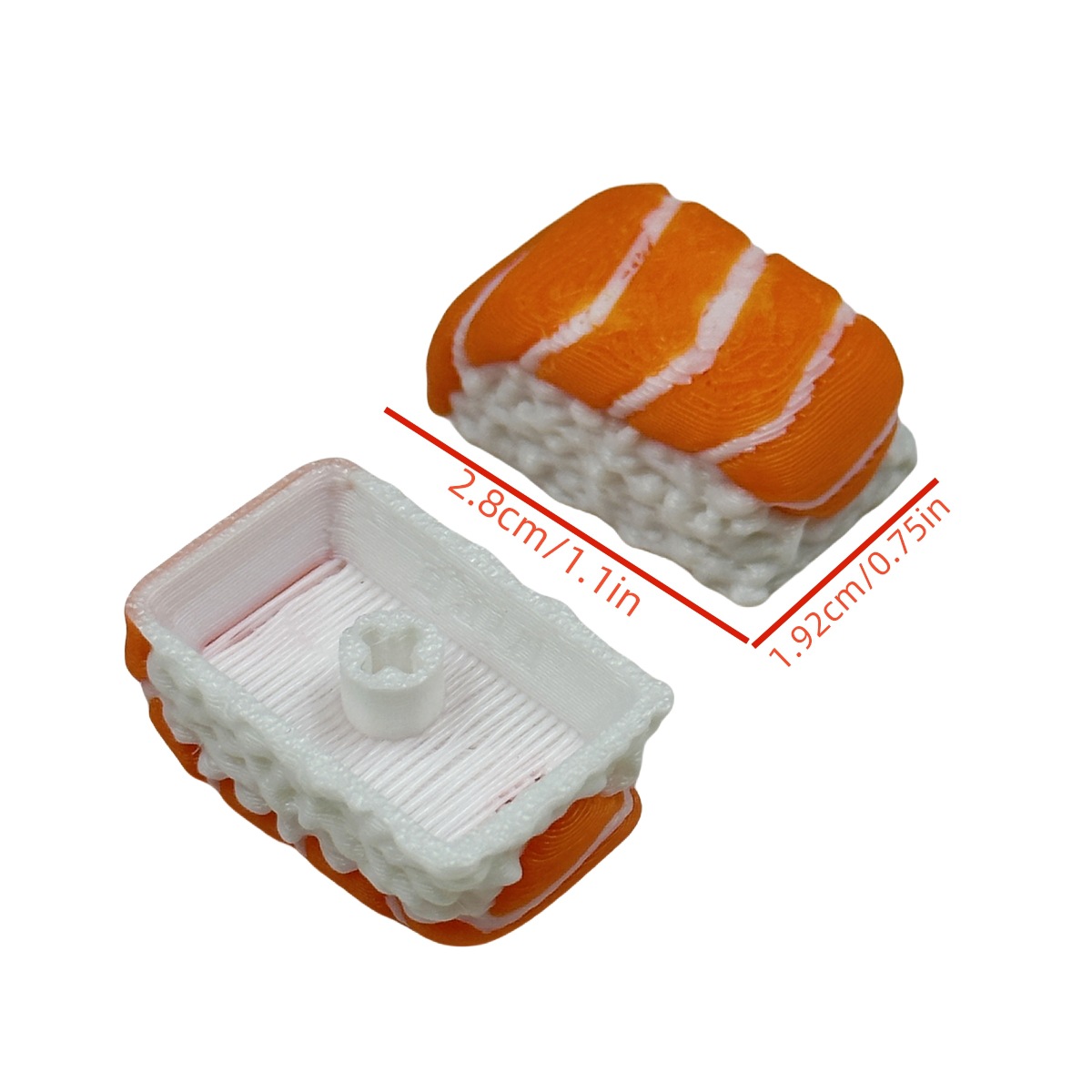 Title 3, Cross-border Personalized Resin Food Sushi Key Cap