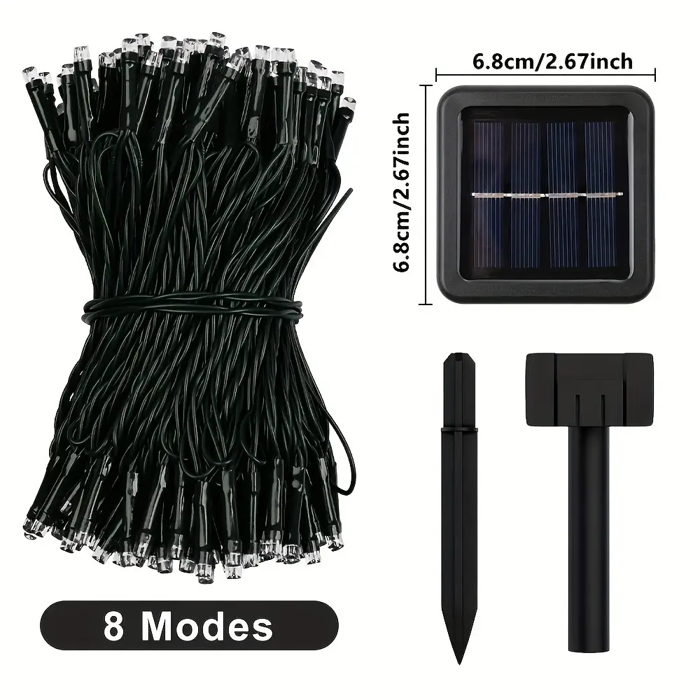 Solar LED String Lights Outdoor Decoration