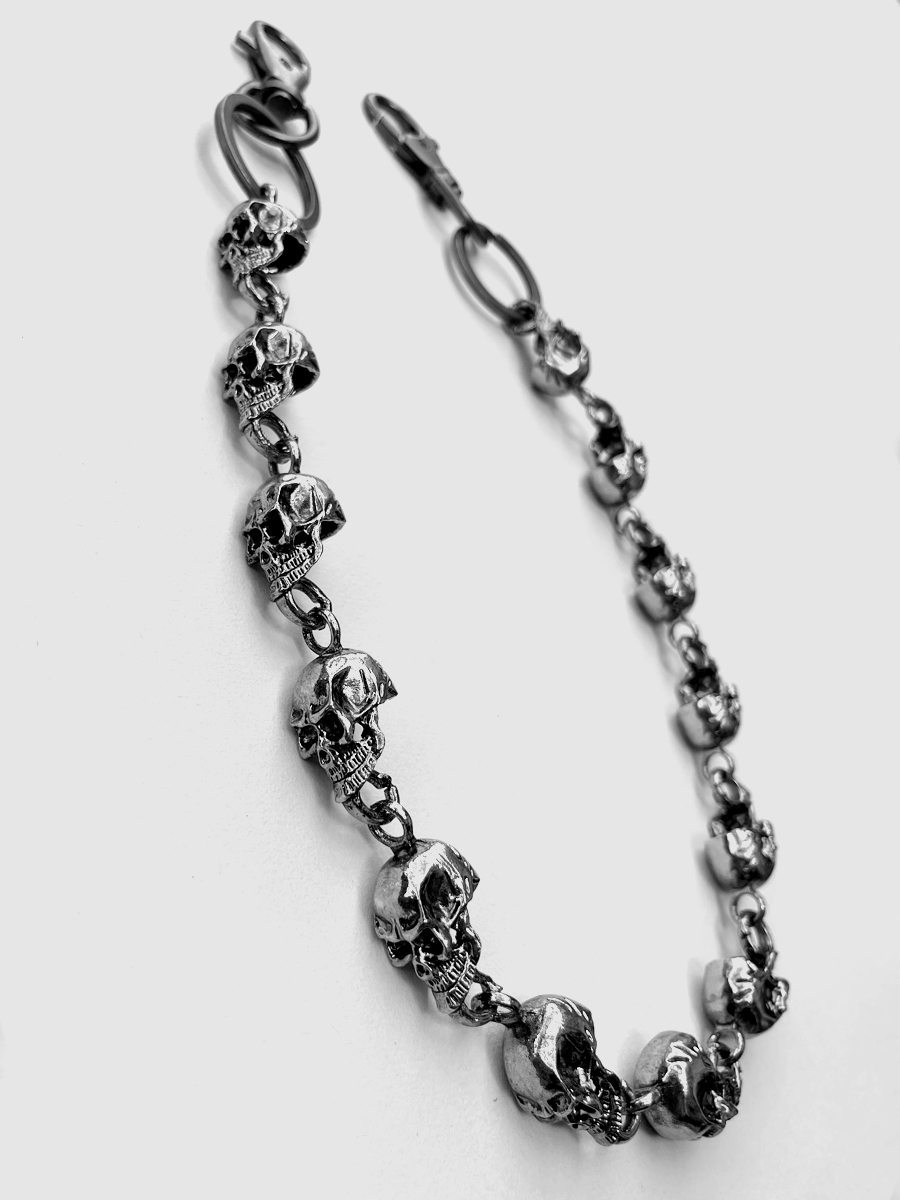 Title 5, Motorcycle Metal Ghost Head Jeans Chain