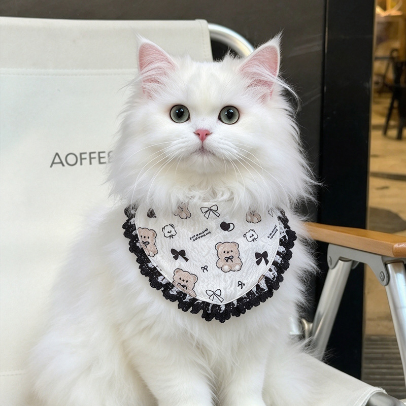 Cute Cartoon-patterned Pet Scarf detail photo 7
