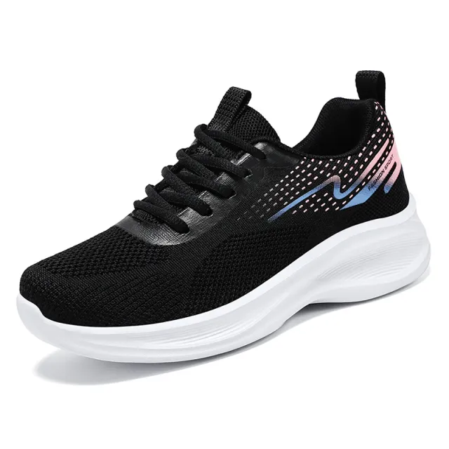 Autumn New Running Soft Bottom Comfortable Breathable Sneakers Black - Shop at LoveMi