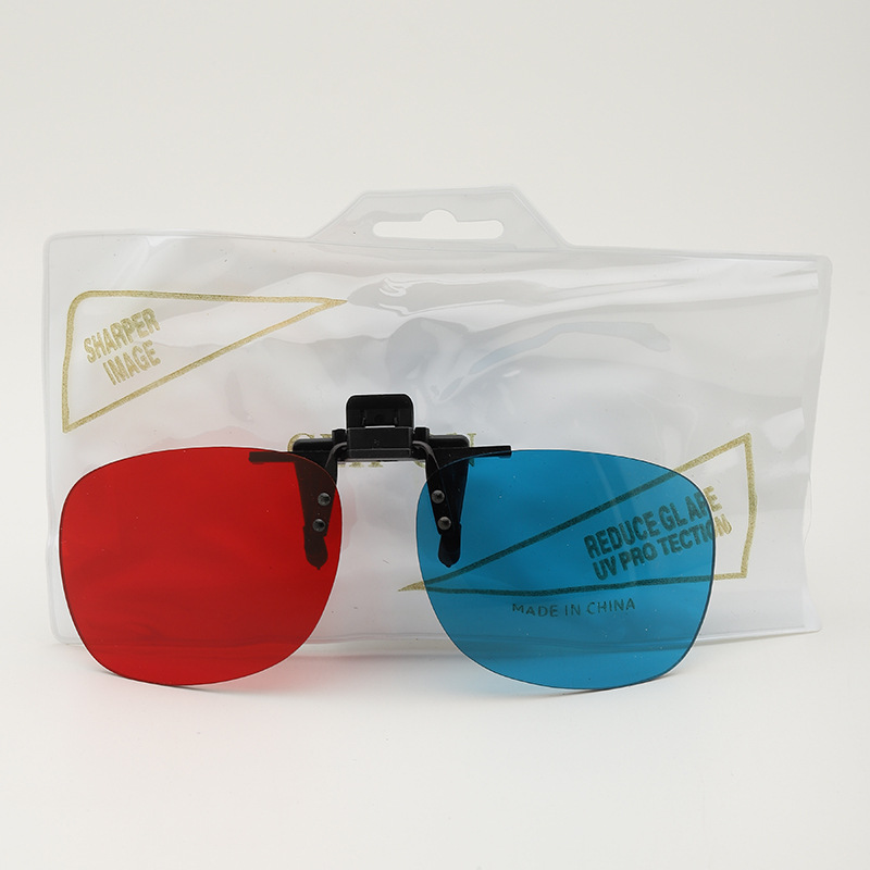 Red-Blue 3D Glasses Set Of Glasses Large Frame - Image 4