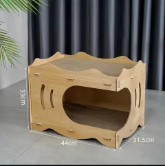 Cat Scratch Board Integrated Wear-resistant Non-chip Vertical Double Layer - Bamboo Pattern - View 1