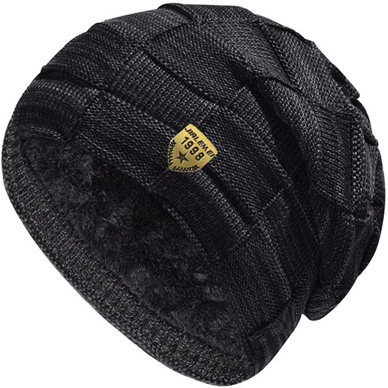 Leisure Warm Sleeve Cap Velvet-added Thickness Knitted