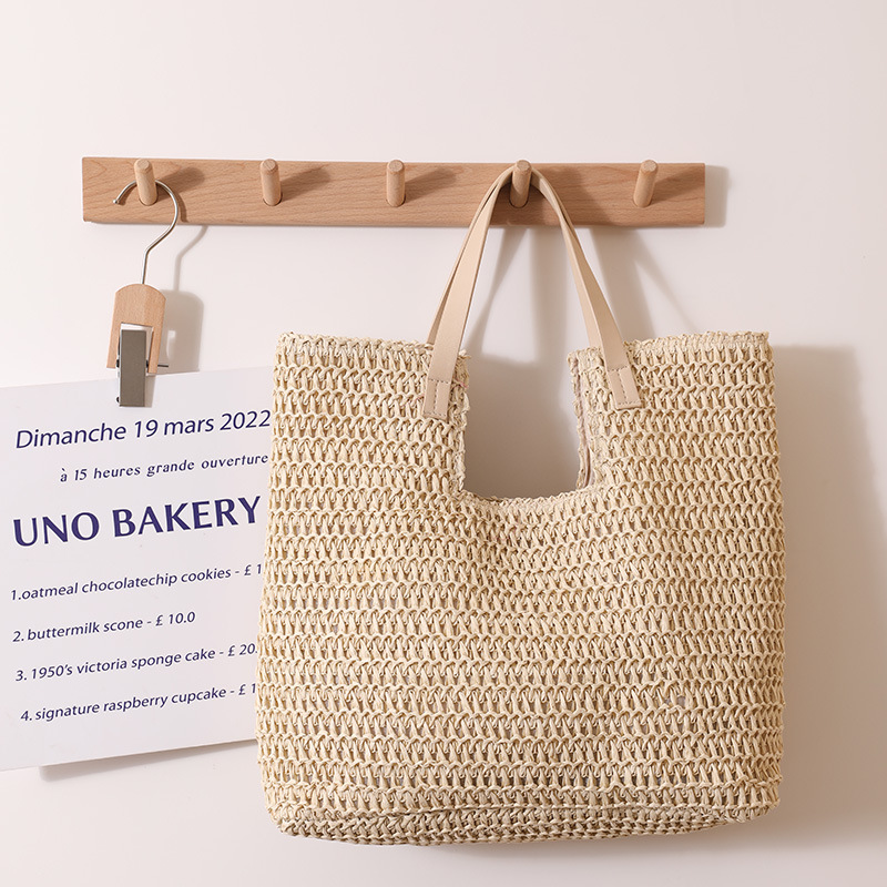 New One-shoulder Straw Simple Large Capacity Beach Bag