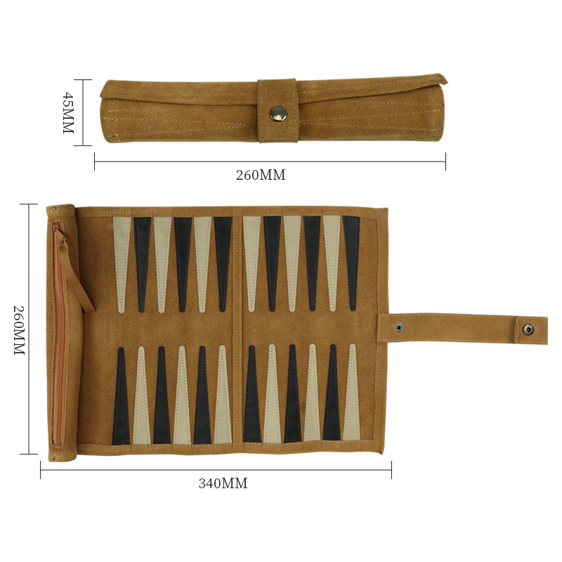 Backgammon and chess set (blue)