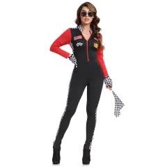 Nightclub Lead Dance Motorcycle Girl Racing Suit - View 1