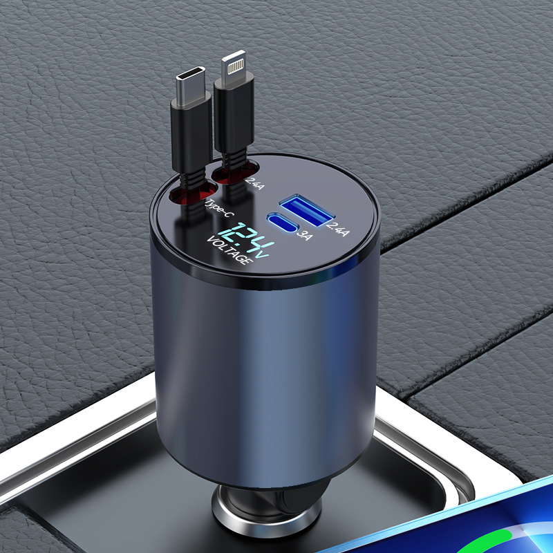 100W Fast Car Phone Charger Adapter Stylish Simple Design - 第 7/9 張圖片