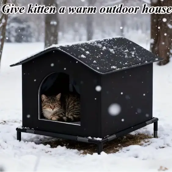Four-season Cold-resistant Outdoor Enclosed Cat House