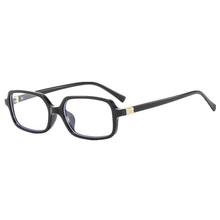Womens Retro Small Square Plain Glasses Frame - Image 5
