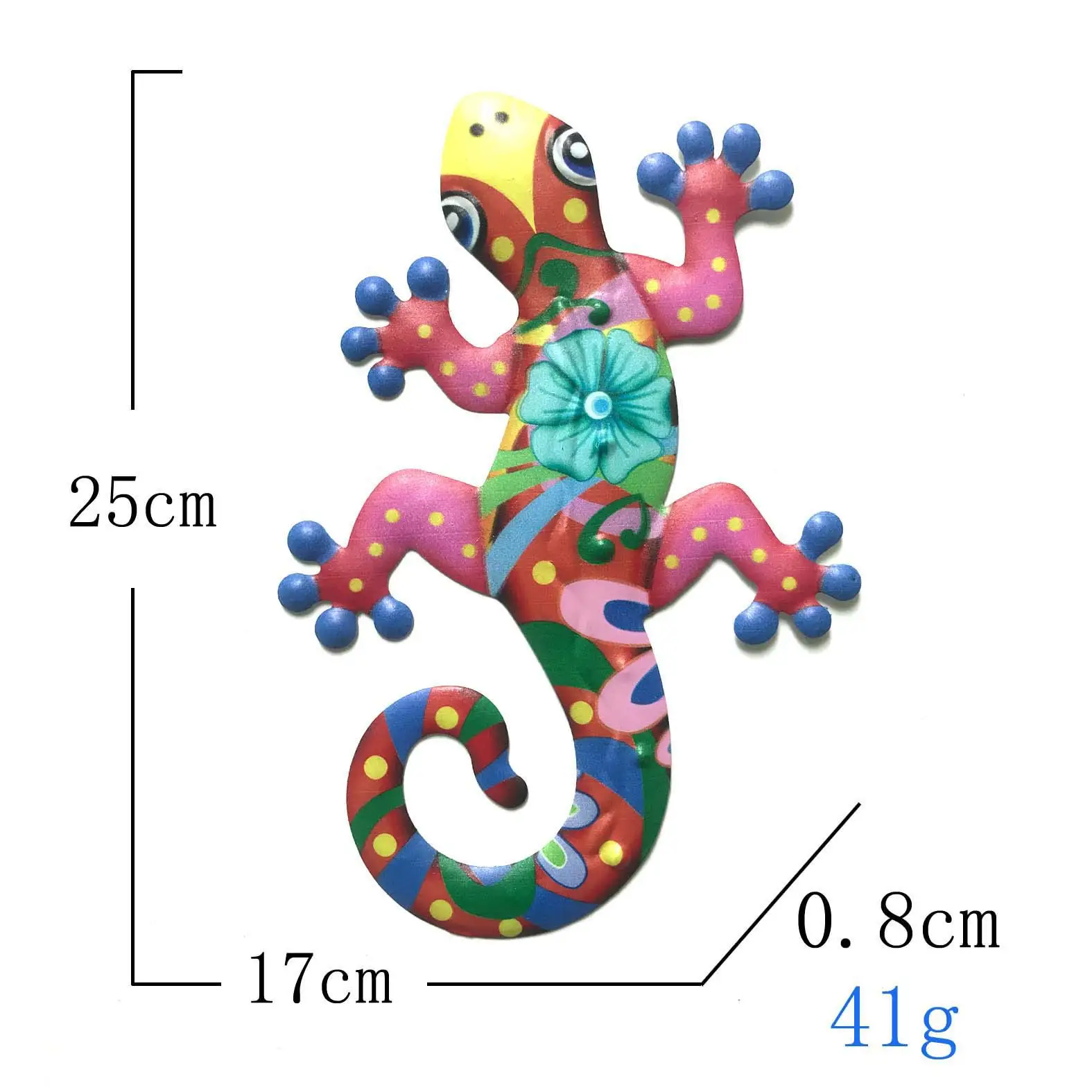 Iron Gecko Home Wall Decoration