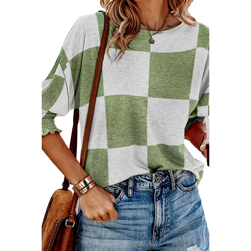 Round Neck Pullover Women's Casual All-matching - Lc25125983P1109