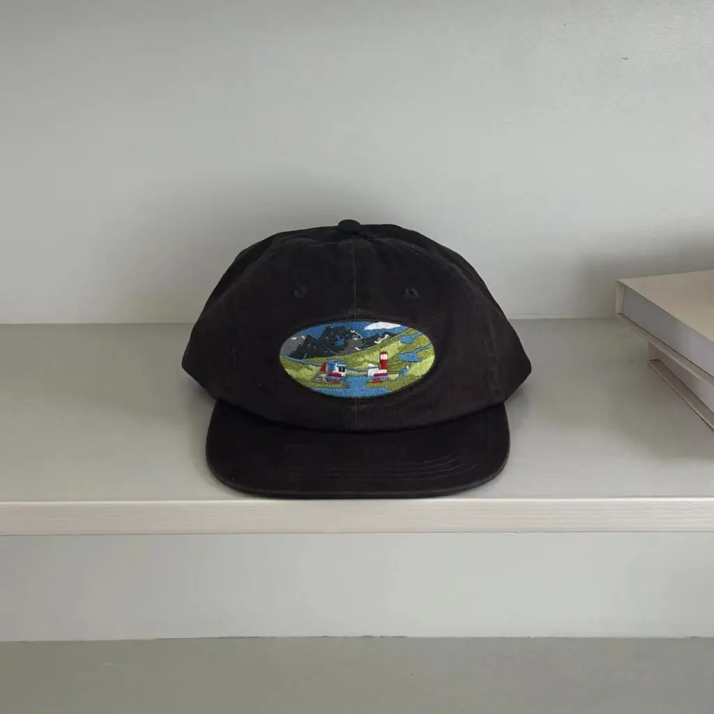 Men's And Women's Machine Embroidery Street Soft Top Baseball Hat - Gray