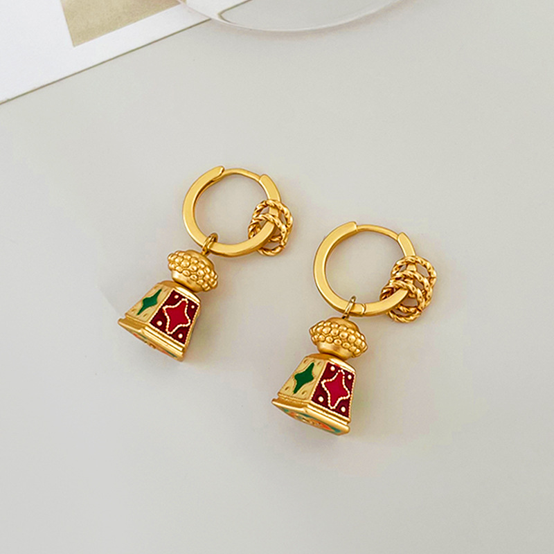 Women's Fashion Retro Enamel Enamel Earrings