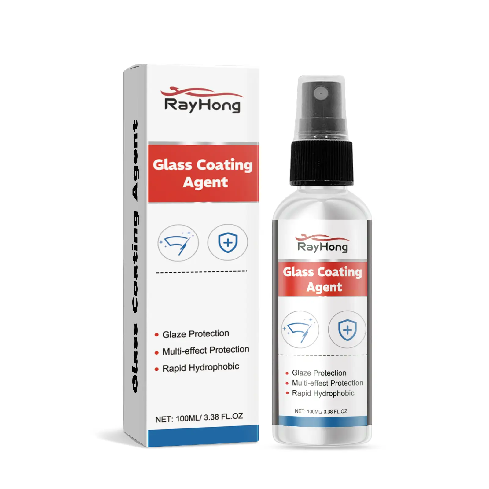 Car Glass Coating Spray Cleaning