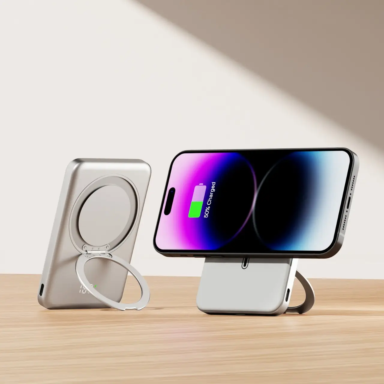 Magnetic Suction With Rotating Bracket Digital Display