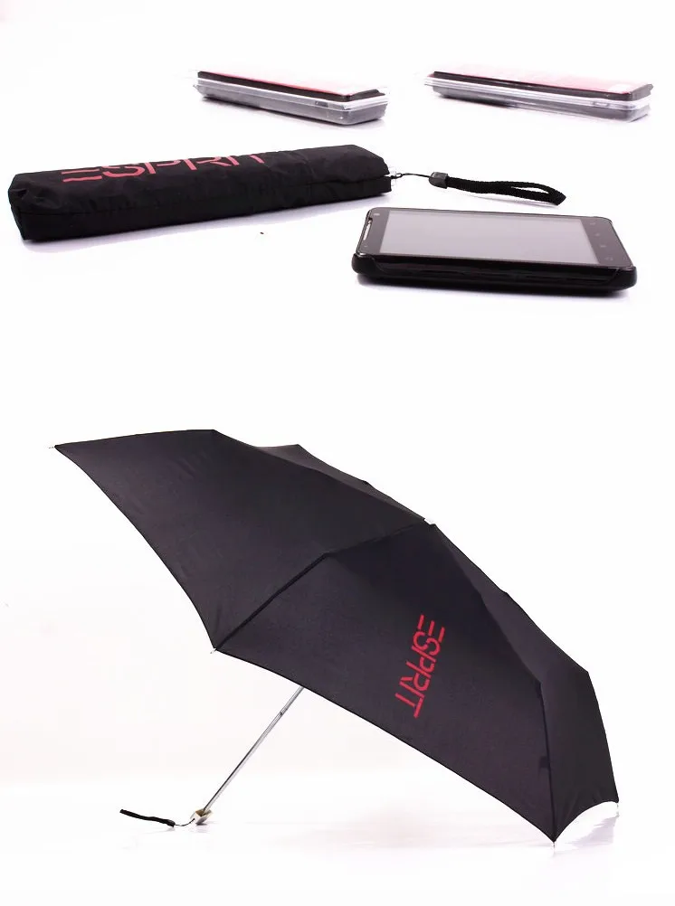 Title 5, 4 Colors Small Pocket Folding Pencil Umbrella U...