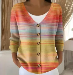 Women's Cardigan Sweater Autumn Winter Coat - 5471G1 - View 1