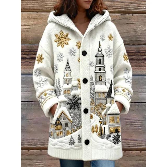 Christmas New 3D Printed Women's Casual Cloak Coat Gzyjlwt110402 4Xl - Shop at LoveMi